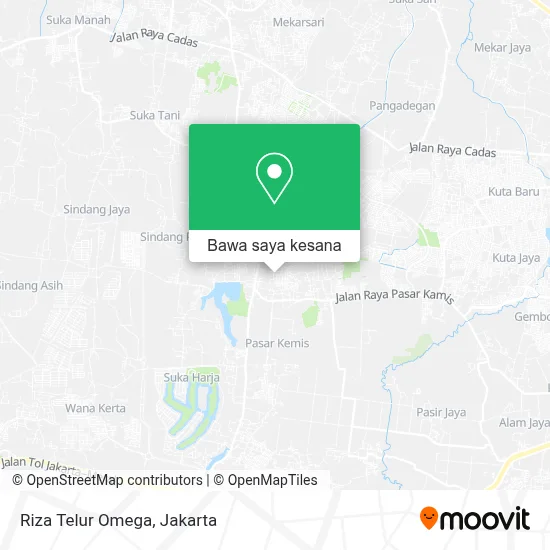 Peta Riza Telur Omega