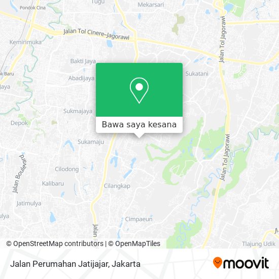 Peta Jalan Perumahan Jatijajar