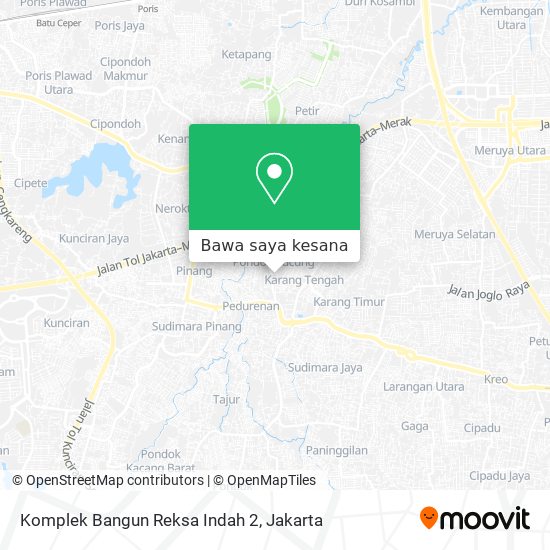 Peta Komplek Bangun Reksa Indah 2