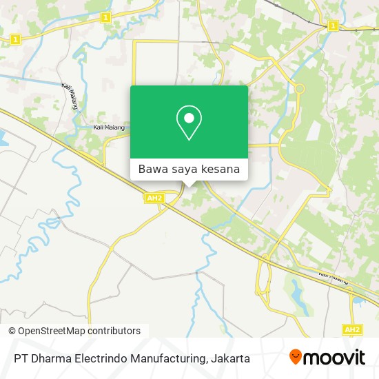 Peta PT Dharma Electrindo Manufacturing