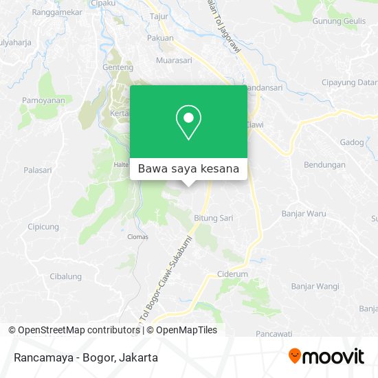 Peta Rancamaya - Bogor