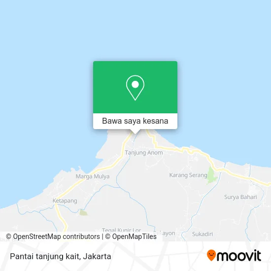 Peta Pantai tanjung kait