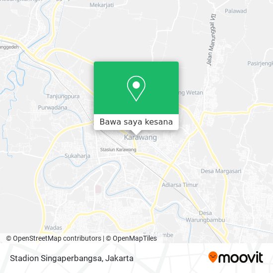 Peta Stadion Singaperbangsa