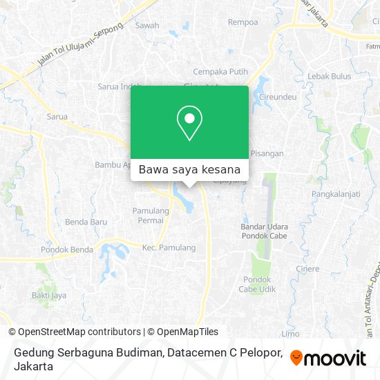 Peta Gedung Serbaguna Budiman, Datacemen C Pelopor