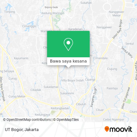 Peta UT Bogor