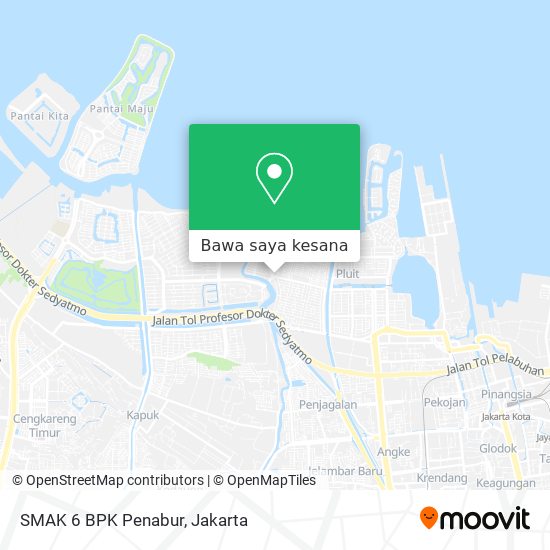 Peta SMAK 6 BPK Penabur