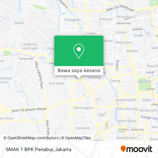 Peta SMAK 1 BPK Penabur