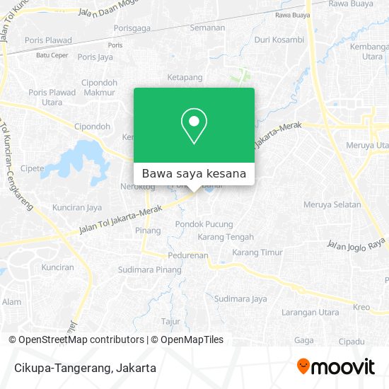 Peta Cikupa-Tangerang