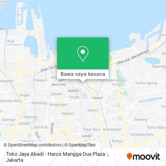Peta Toko Jaya Abadi - Harco Mangga Dua Plaza -