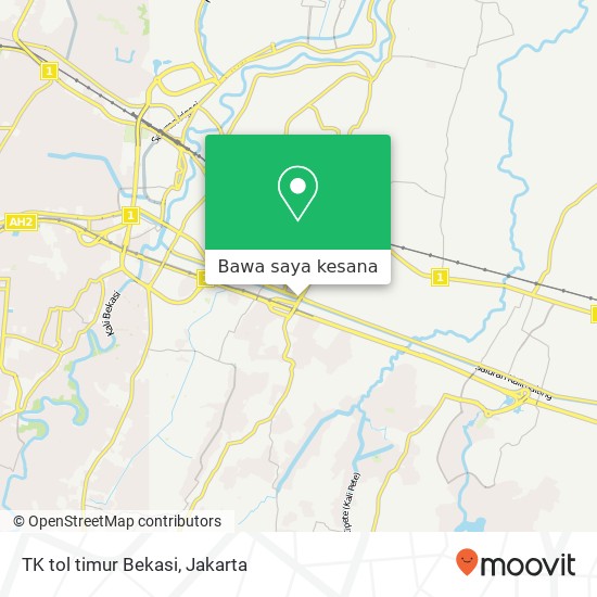 Peta TK tol timur Bekasi