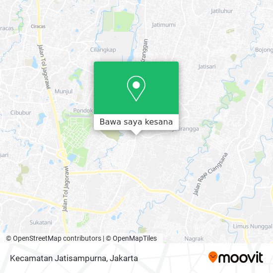 Peta Kecamatan Jatisampurna