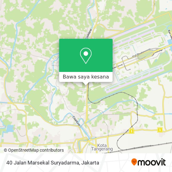 Peta 40 Jalan Marsekal Suryadarma