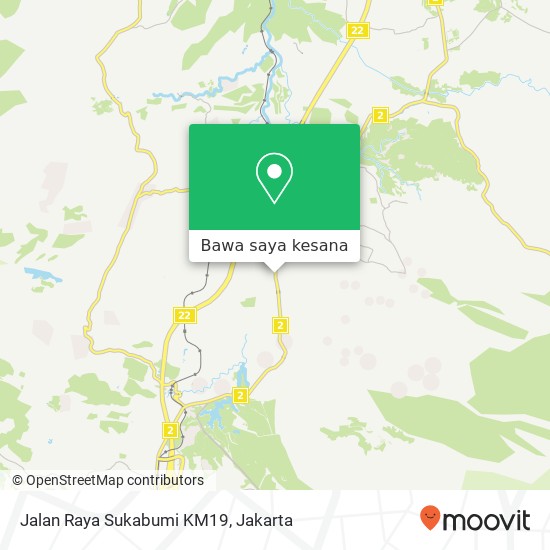 Peta Jalan Raya Sukabumi KM19