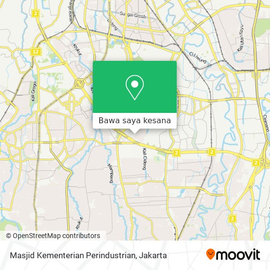 Peta Masjid Kementerian Perindustrian