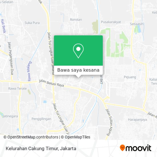 Peta Kelurahan Cakung Timur