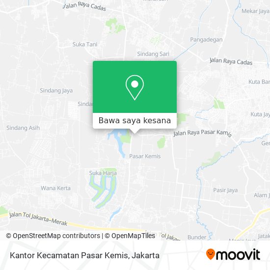 Peta Kantor Kecamatan Pasar Kemis