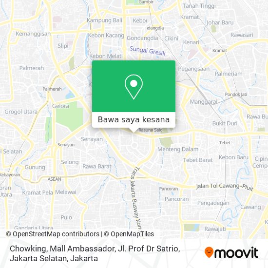 Peta Chowking, Mall Ambassador, Jl. Prof Dr Satrio, Jakarta Selatan