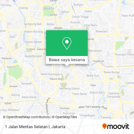 Peta 1 Jalan Mentas Selatan I
