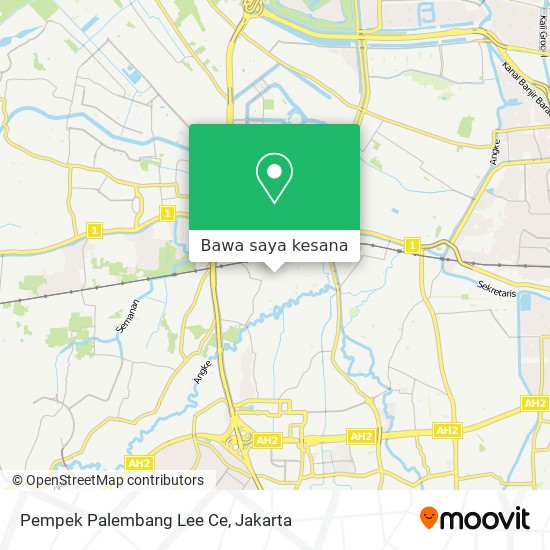 Peta Pempek Palembang Lee Ce