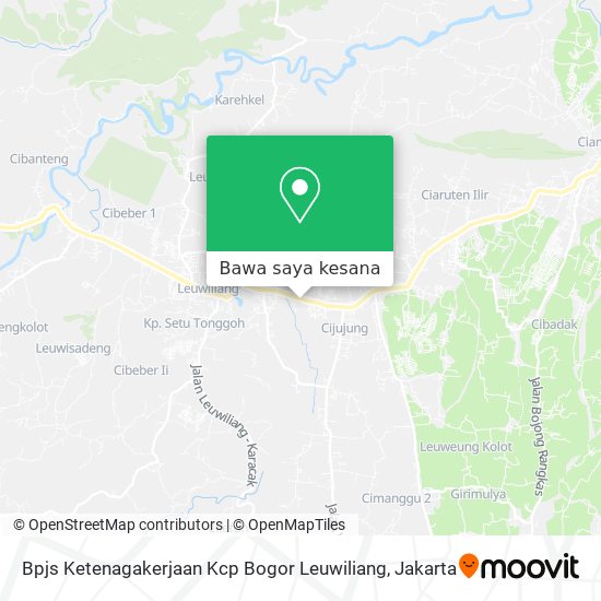 Peta Bpjs Ketenagakerjaan Kcp Bogor Leuwiliang