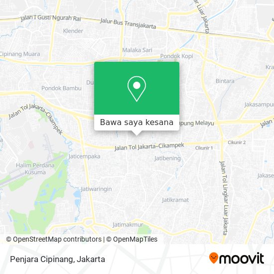 Peta Penjara Cipinang