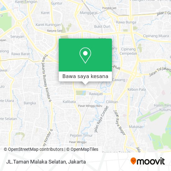 Peta JL.Taman Malaka Selatan