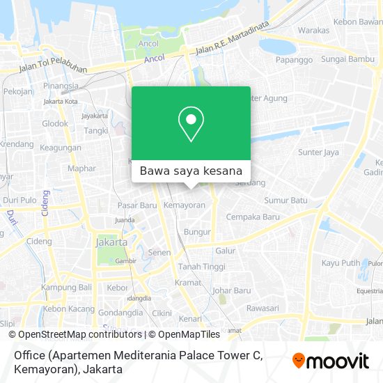 Peta Office (Apartemen Mediterania Palace Tower C, Kemayoran)