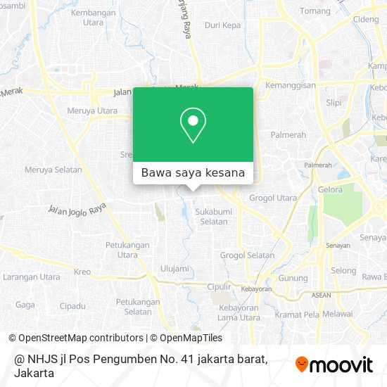 Peta @ NHJS jl Pos Pengumben No. 41  jakarta barat