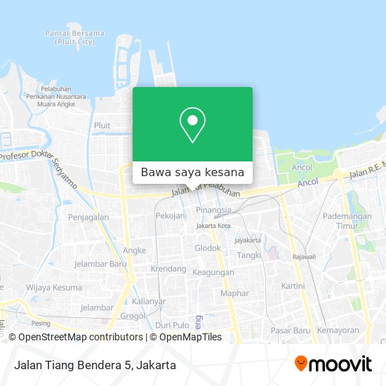 Peta Jalan Tiang Bendera 5