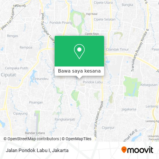 Peta Jalan Pondok Labu I