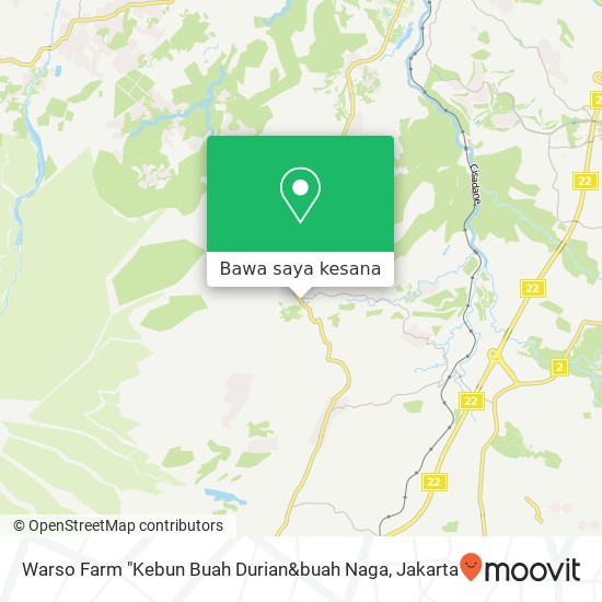 Peta Warso Farm "Kebun Buah Durian&buah Naga