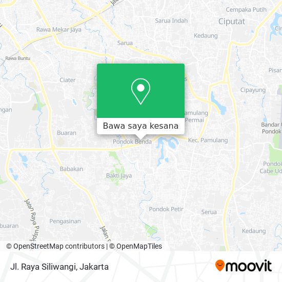 Peta Jl. Raya Siliwangi