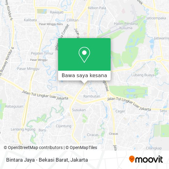 Peta Bintara Jaya - Bekasi Barat