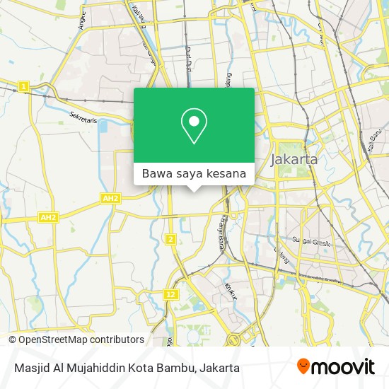 Peta Masjid Al Mujahiddin Kota Bambu