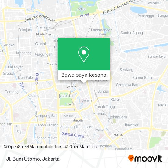 Peta Jl. Budi Utomo