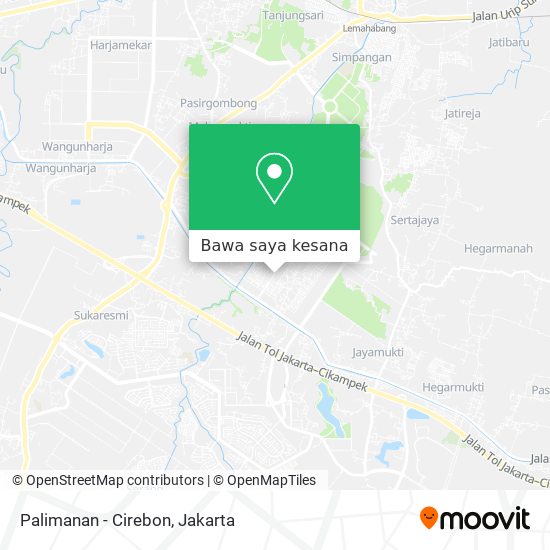 Peta Palimanan - Cirebon