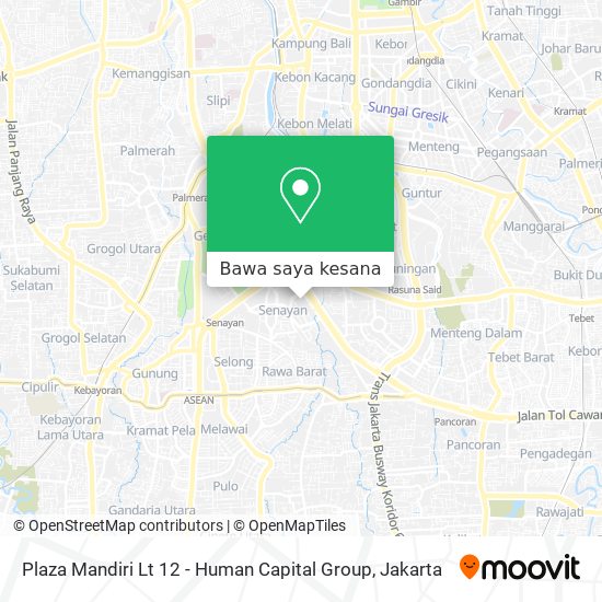 Peta Plaza Mandiri Lt 12 - Human Capital Group