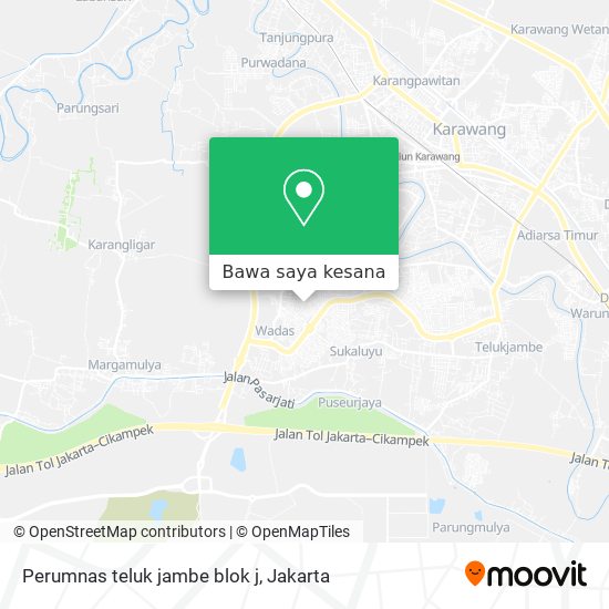Peta Perumnas teluk jambe blok j