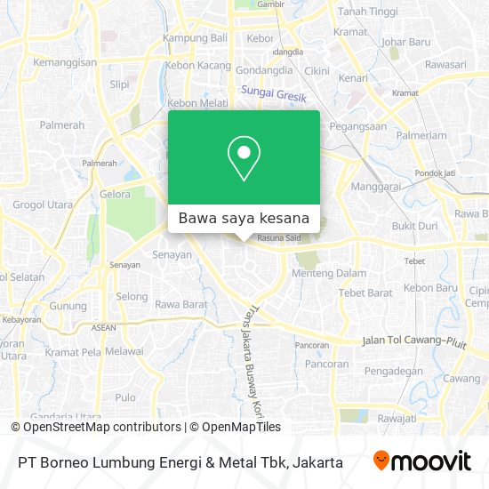 Peta PT Borneo Lumbung Energi & Metal Tbk