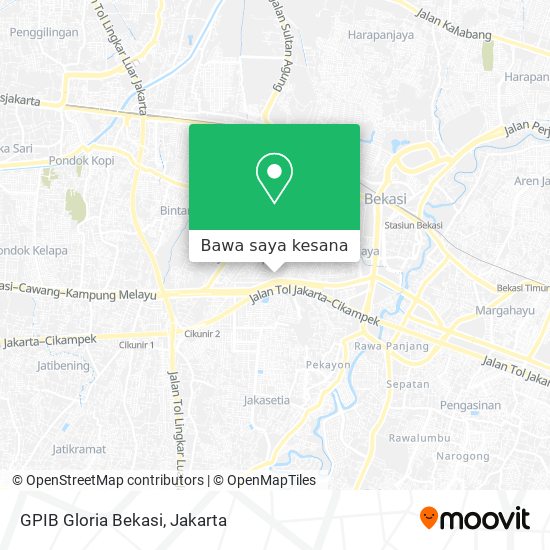 Peta GPIB Gloria Bekasi