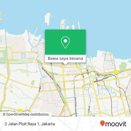 Peta 2 Jalan Pluit Raya 1