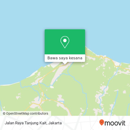 Peta Jalan Raya Tanjung Kait
