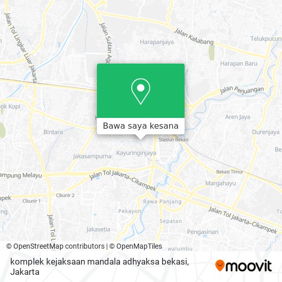 Peta komplek kejaksaan mandala adhyaksa bekasi