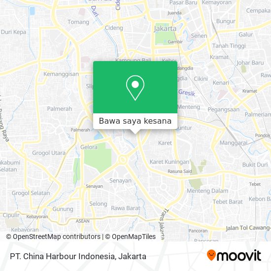 Peta PT. China Harbour Indonesia