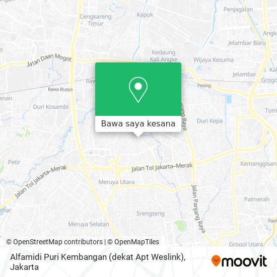 Peta Alfamidi Puri Kembangan (dekat Apt Weslink)