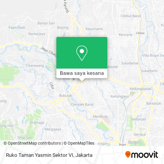 Peta Ruko Taman Yasmin Sektor VI