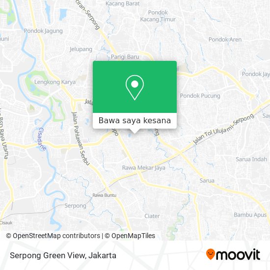 Peta Serpong Green View