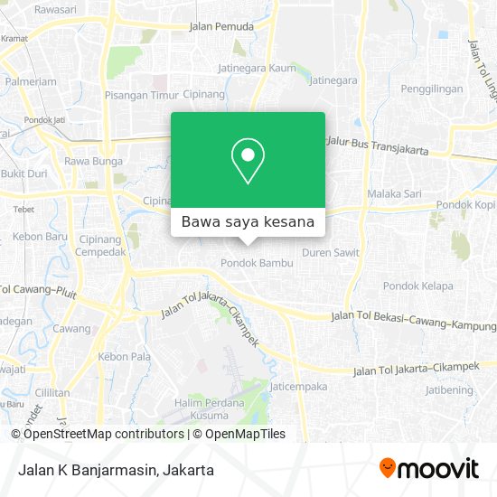 Peta Jalan K Banjarmasin