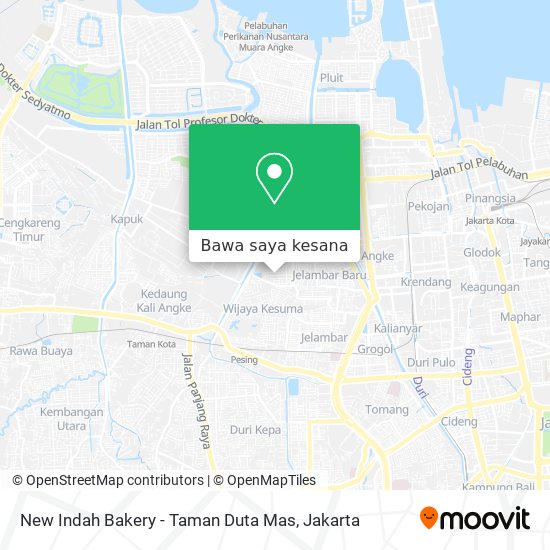 Peta New Indah Bakery - Taman Duta Mas