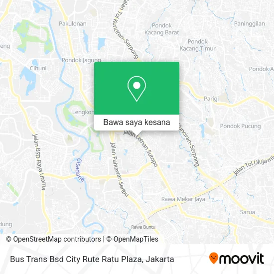 Peta Bus Trans Bsd City Rute Ratu Plaza